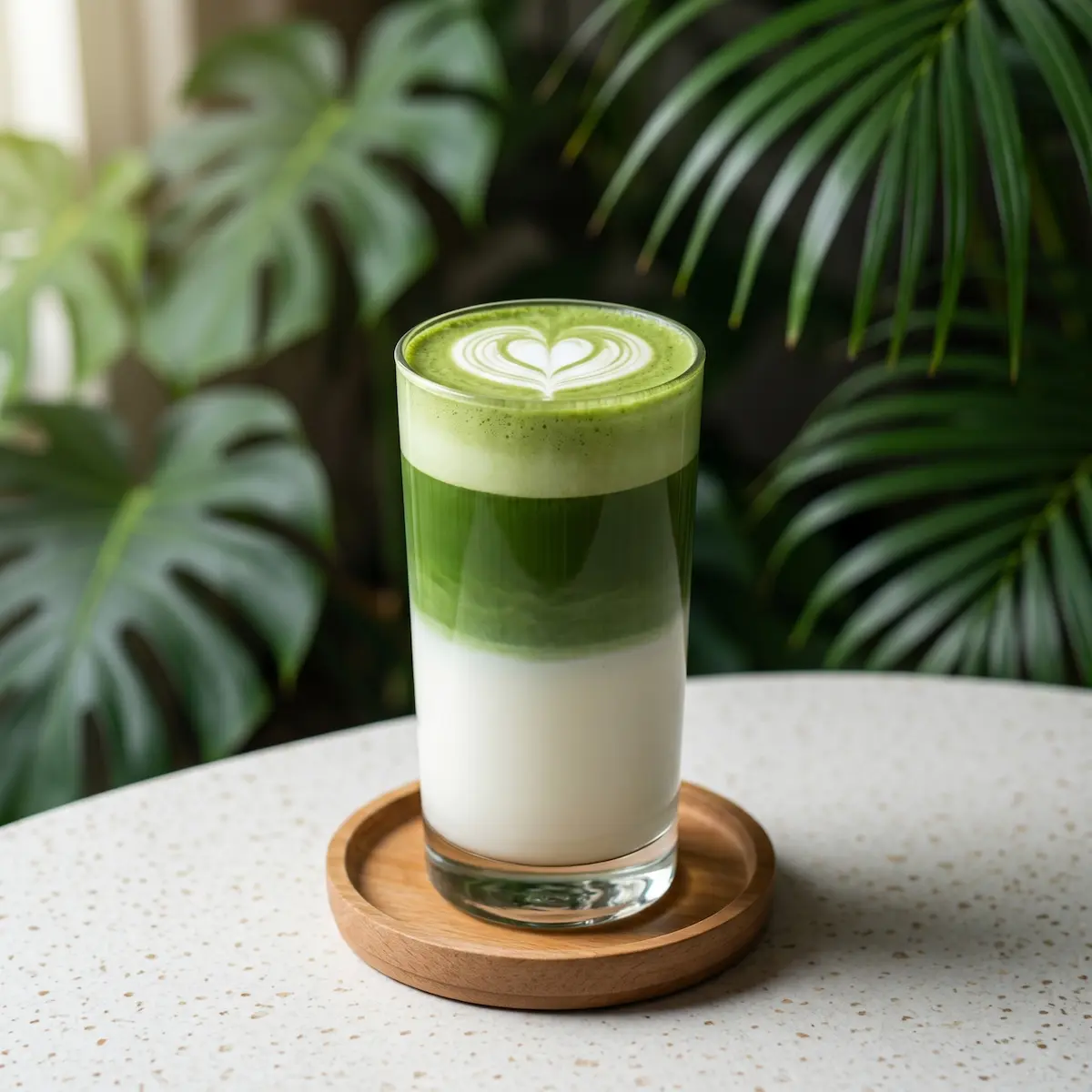 Minimalist matcha preparation